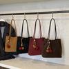 Torebka Codzienna, Niszowa Torba Tote, Torba Jednoramienna, Elegancki i Luksusowy Styl, Torba Pod Ramię do Pracy