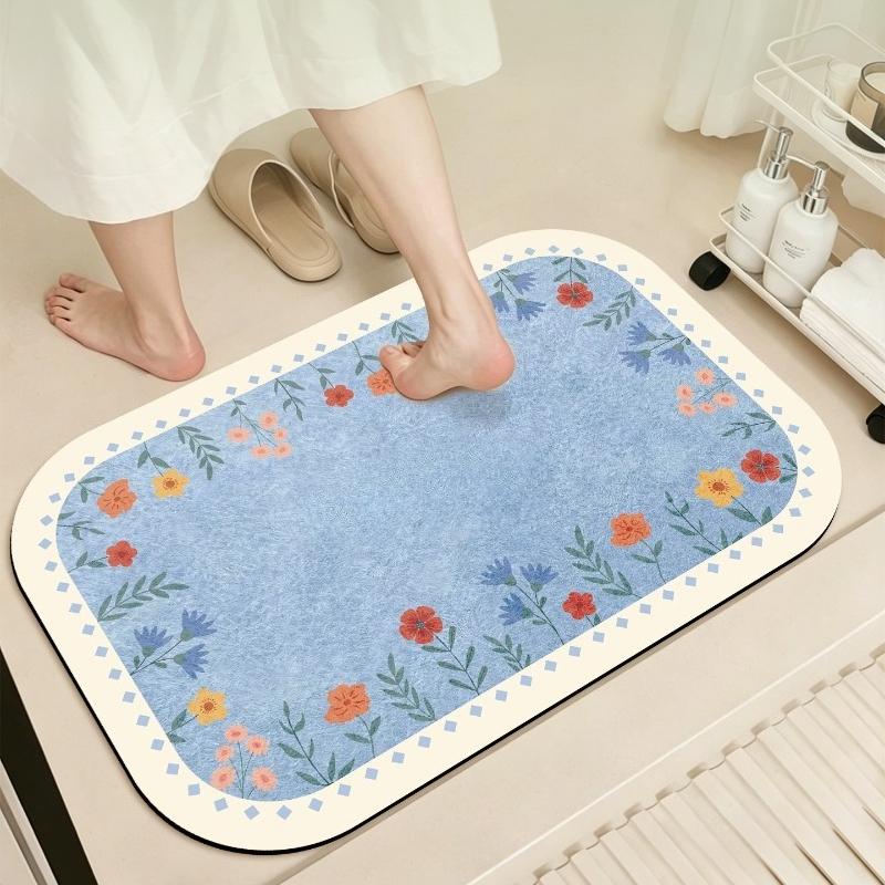 Bathroom absorbent diatom mud toilet doormat toilet toilet floor mat toilet carpet