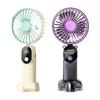 Portable Handheld Fan Portable 6 Speed-Apricot White Mint