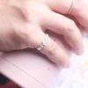 REETI 925 Silberringe Für Damen Kleine Blume Offener Ring Dame Allergievorbeugend -silber-schmuck