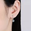 1 Pair of  Geometric Earrings, Stylish, Elegant, Light Luxury Style Accessories, Round Design Earrings