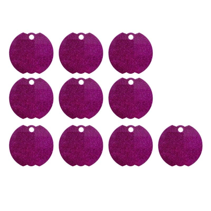 Set Of 10 Waterproof Acrylic Nameplate 40oz Cups Labels Identifier Tumblers Strong Adhesive Name Plate Cup Lid Toppers