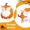 Animal Pumpkin Figurine Desktop Ornament Halloween Gift Collection Statue Sculpture for Bedroom