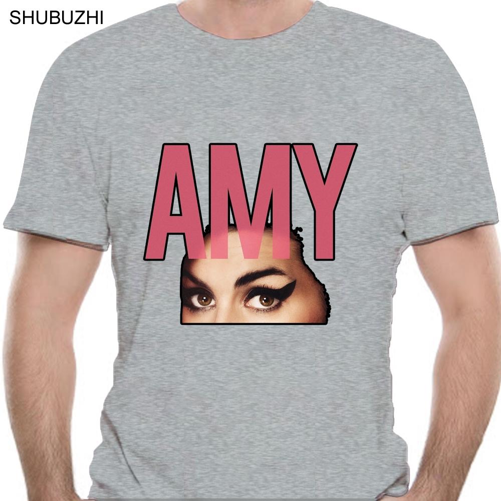 Nuova Amy Winehouse Amy Cantante Jazz Unisex Maglietta Nera Taglia S5XL Maglietta alla Moda Unisex Cotone Marca Maglietta