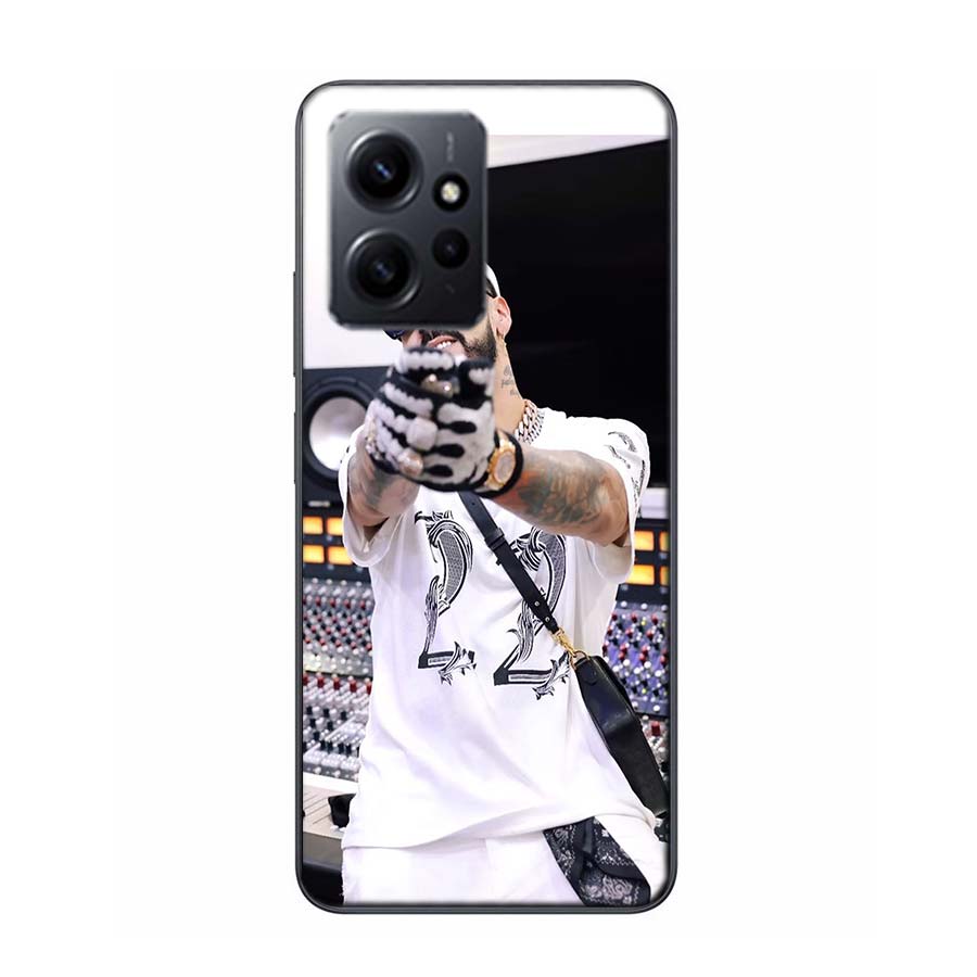 Rapper A-Anuel AA Real Phone Case For Redmi 12 13C 12C 15C 9 10 10C Note 13 Pro Plus 14 15 Pro 9T 9C 9A TPU Soft Cover Clear Cel