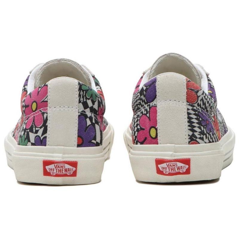 Vans Sid Print Low-Top Skate Shoes For Women White Print VN0A54F540G