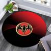 Cartoon Print Round Area Rug,Carpet Rug for Living Room Bedroom Sofa Playroom Decor,Non-slip Floor Mat