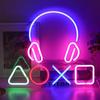 LED Neon Light Symbol Logo Acrylic Panel for Game Room Decor