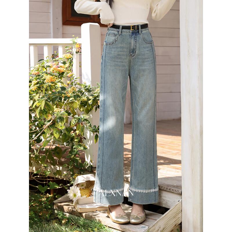Women s Casual Straight-Leg Jeans S