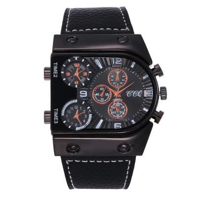 Neue Mode Herrenuhren Luxus Sport Chronograph Leder Quarz Uhr Herren Kalenderuhr Relogio Masculino Herrenuhren Uhr