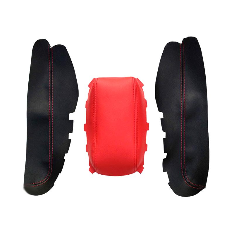 Car Center Console Lid Armrest Box Panel Microfiber Leather Cover Trim For Honda Civic 10th Gen 2016 2017