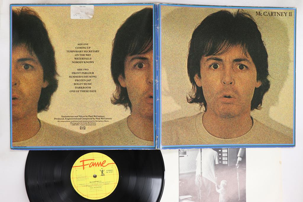 LP Record PAUL MCCARTNEY - Mccartney II FA3191 FAME 1987 UK Rock Used