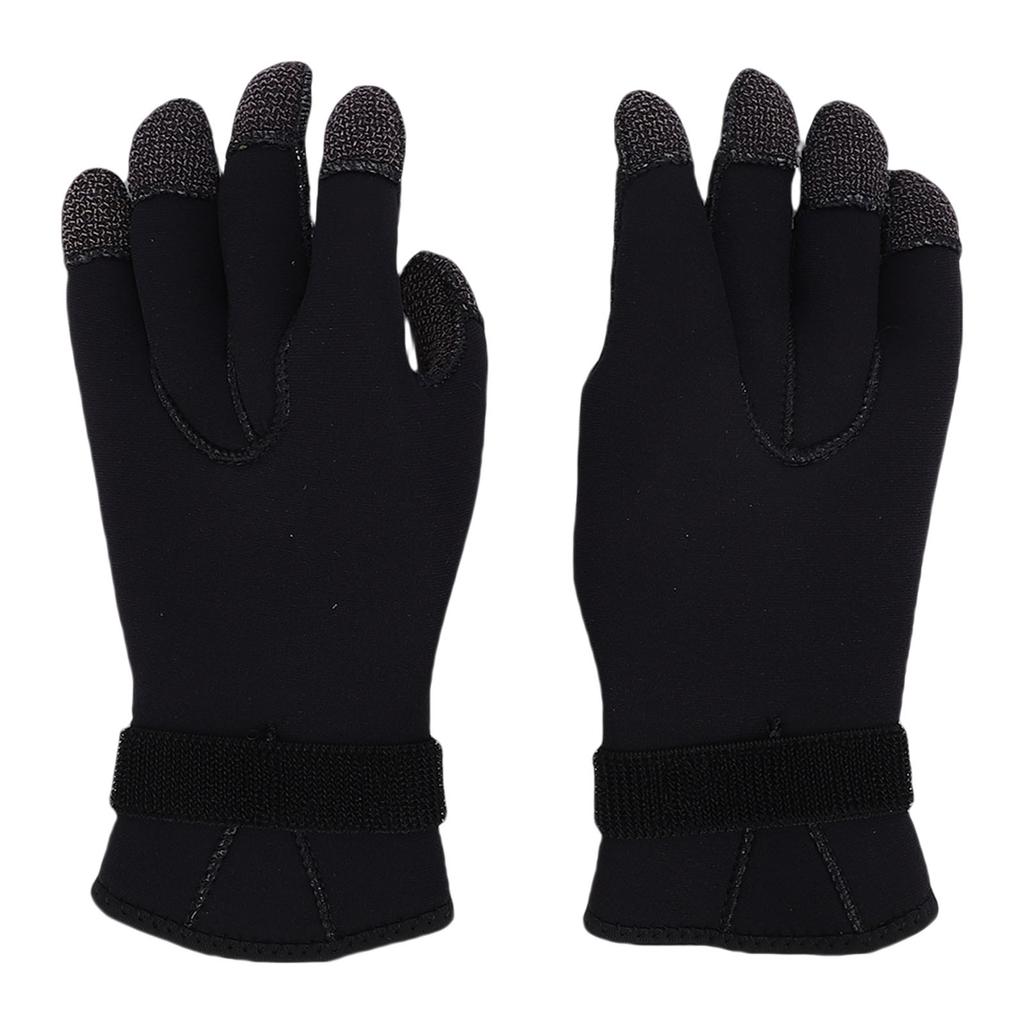 1 Pair 5mm Neoprene Diving Gloves Cut Proof Abrasionproof Thermal Dive Gloves Comfortable Fit L