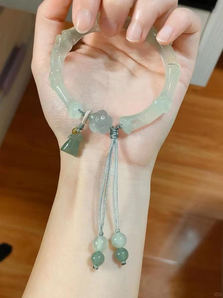 Handcrafted Unique Turquoise Alloy Bracelet Delightful Cute Style For Women