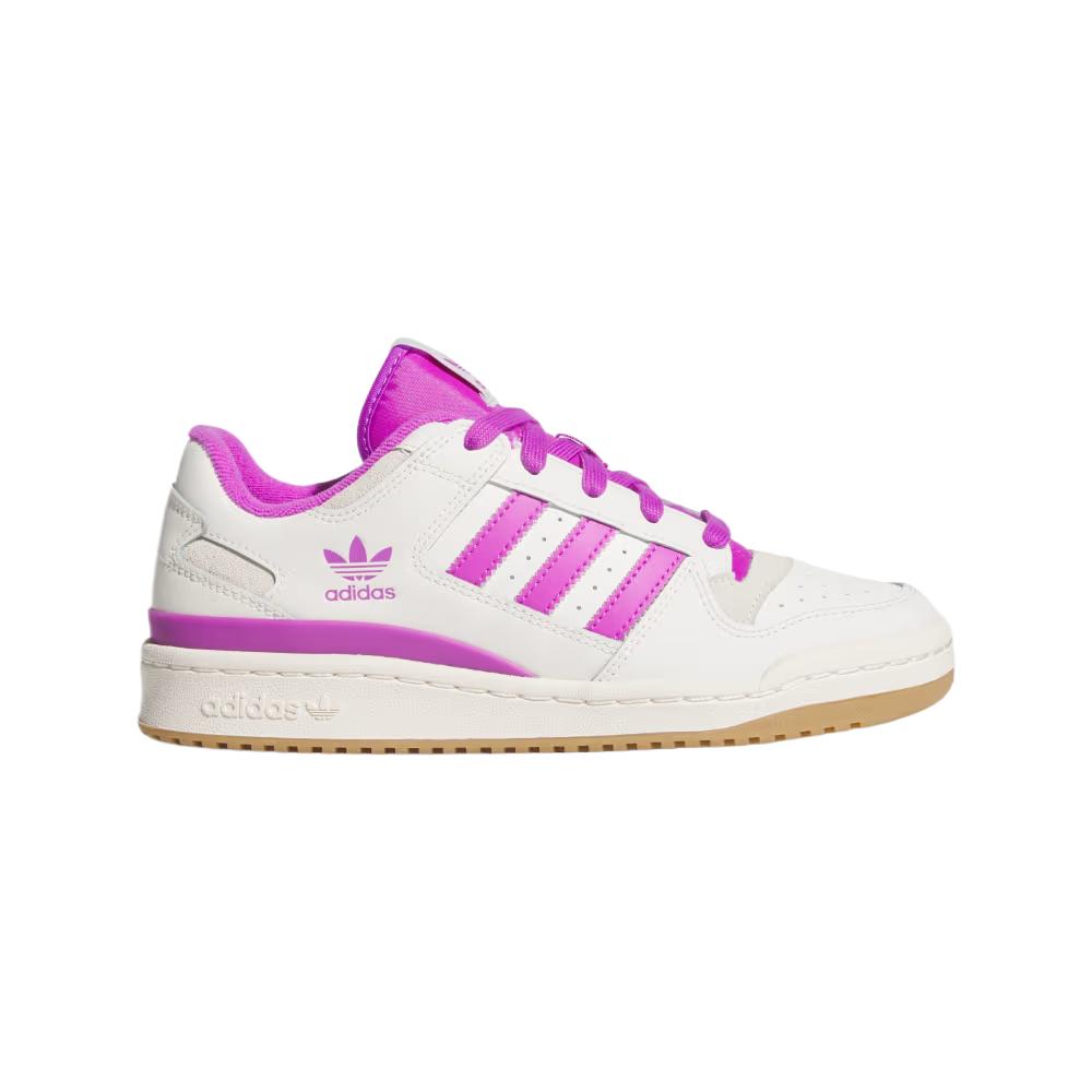 Adidas  Forum Low CL White Purple Burst Women Sneakers Cloud-White Cream-White JR0474