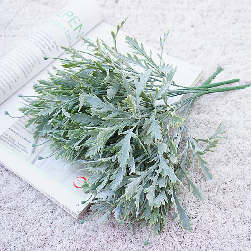 1/2PCS Lagomorpha Leaf Artificial Flowers Fake Plant Wall Vase Home Wedding Photography Decoration Christmas Wreath Material Diy