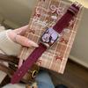 Color Match Corduroy Leather Bracelet For Apple Watch Band S11/10/9/8/7/6/5/Ultra iWatch Strap 49/46/45/44/42/41/40/38mm Casual
