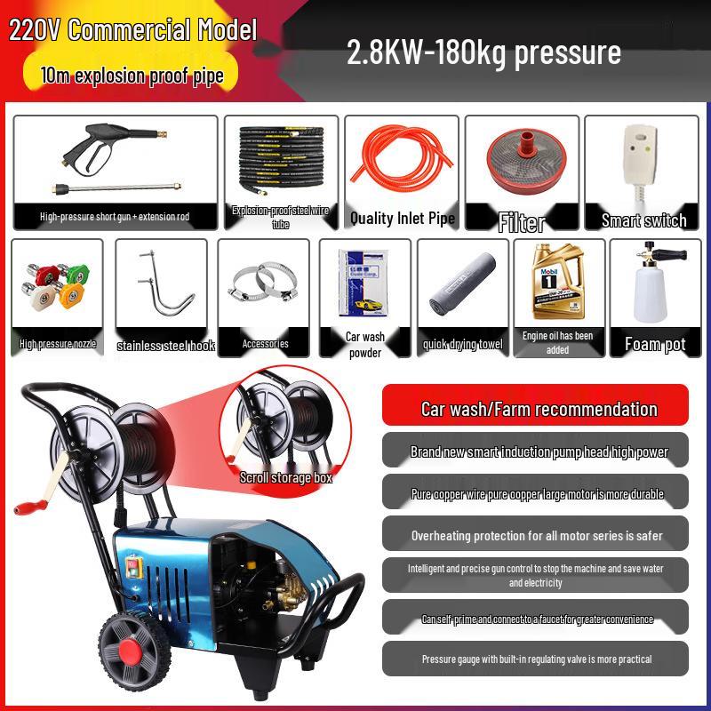 

Black Cat Duke 2.8Kw High Pressure Washer CN plug (adapter included)
