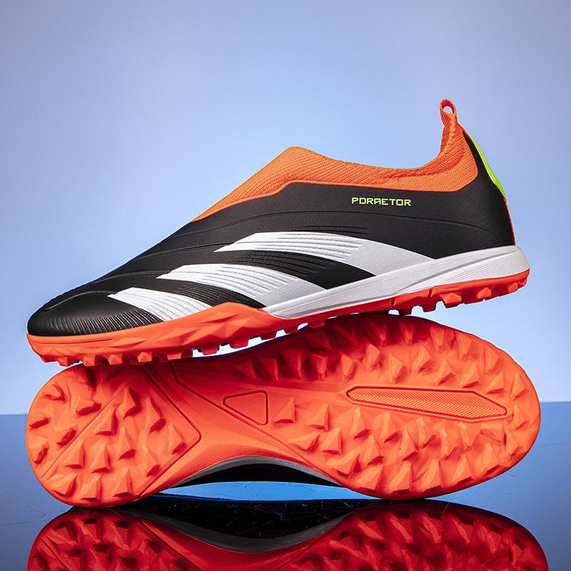 Spot 2025 football shoes men's low-top adult long nails TF broken nails artificial grass training shoes