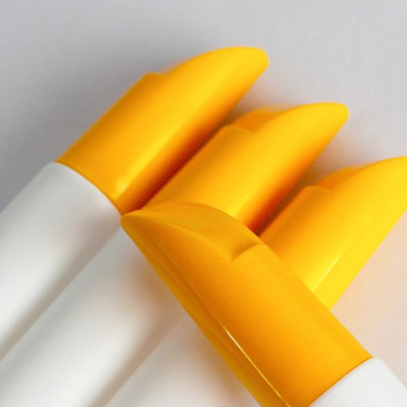 5Pcs Empty Marker Empty Car Paint Repair Pen with Brush Tip, Interchangeable Empty Marker with Brush Tip Applicator