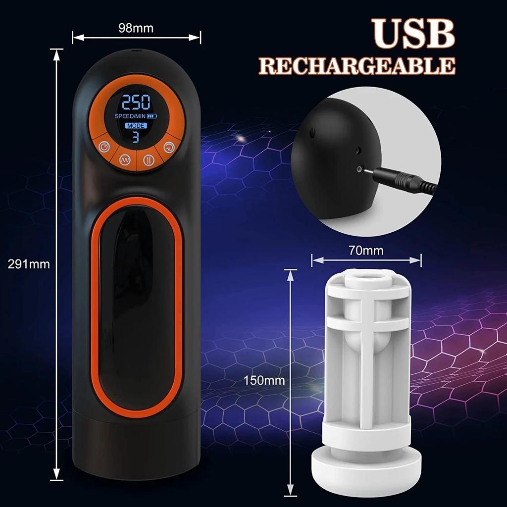 Automatic Sucking Penis Male Mastubator Cup Blowjob Masturbation Equipment Machine Sex Toys Adult Goods for Man Masturbators Cup