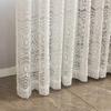 Tenda a Pannello in Pizzo Jacquard Europeo Trasparente: Traspirante, Facile da Pulire, Pronto per l'Asta, Perfetto per Soggiorno e Camera da Letto.