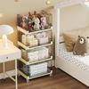 4-Tier Multi-functional Rolling Storage Cart