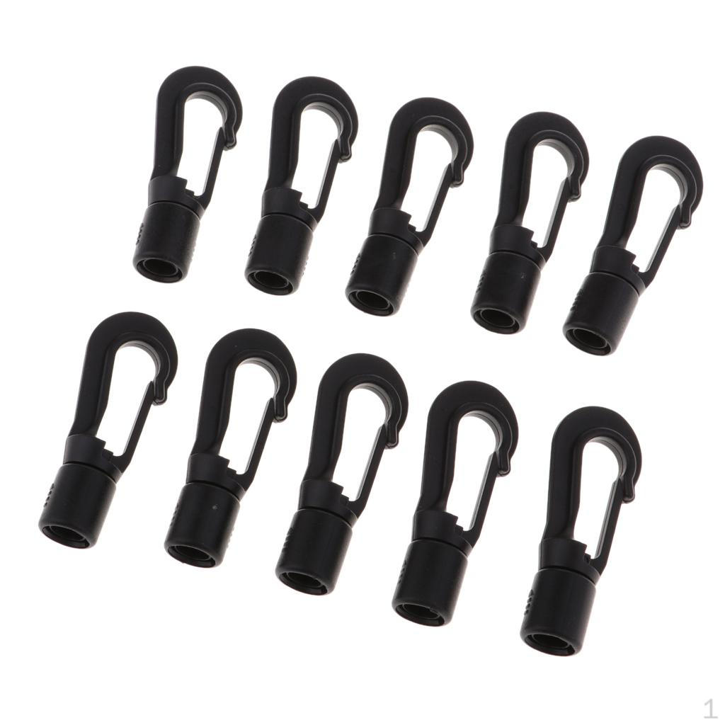 

10 Carabiner Chain Elastic Rope Hook