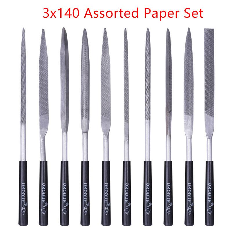 10Pcs/Set Metal Needle File Set Wood Rasp Metal Polishing Hand File Tools Steel Rasp Needl Filing