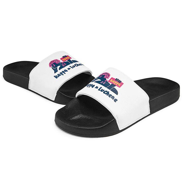 Kappa Artist Collaboration Comfortable Lightweight Rubber Slide Sandals Unisex Footwear White K0AW5LT08D-012
