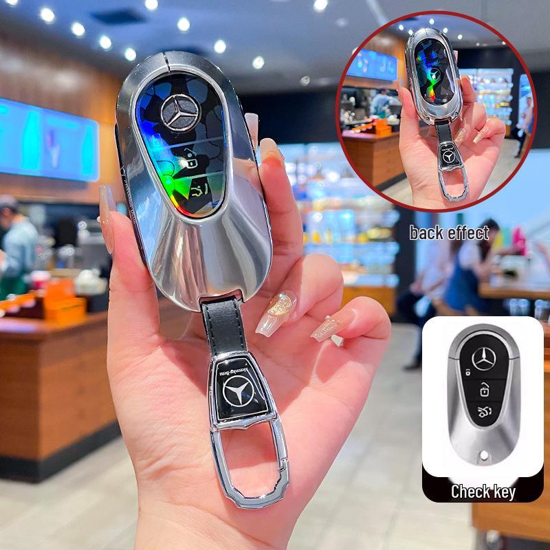 Husă cheie Mercedes-Benz pentru E-Class, C-Class, S-Class, GLB, GLC, GLE, GLA - Se potrivește E300L, C260L, A200L