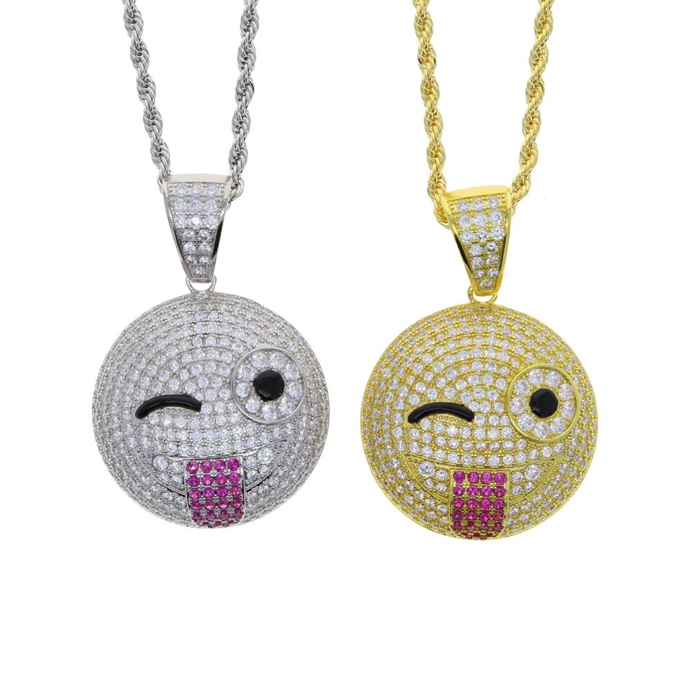 

2022 Hip-hop Ghost Face Pendant Necklace for Women - European & American Trend Jewelry