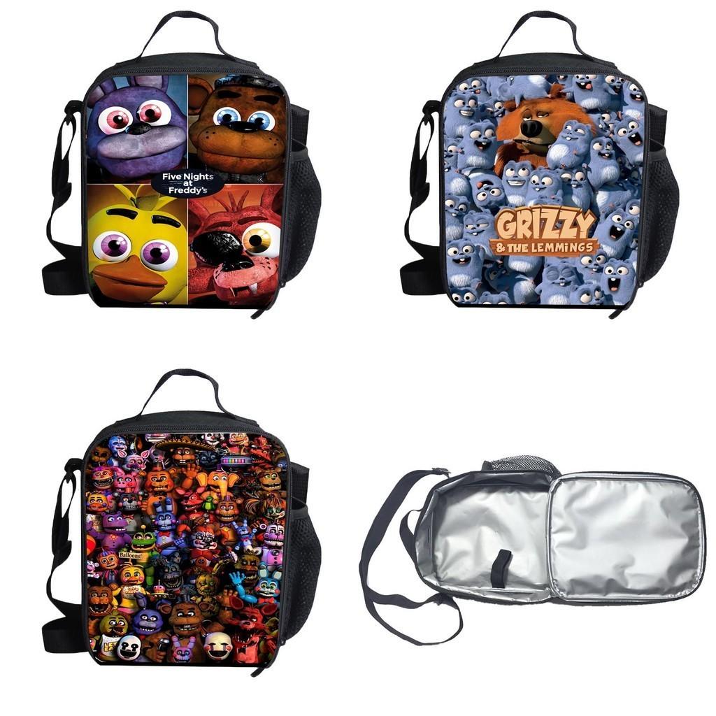 Five Nights At Freddy's School Outdoor Lunch Bag Durable Polyester Material Insulation Package