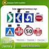 Solar-Powered LED Traffic and Warning Sign