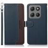 For Motorola Moto G15 4G Case RFID Blocking Wallet PU Leather Phone Cover