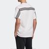 Adidas Three-Stripe Back Cross Short Sleeve T-Shirt Men Tops White GC9057