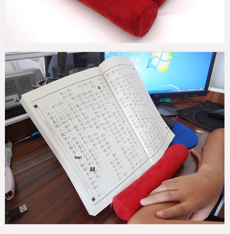 Ergonomic Tablet & Phone Holder Pillow: Versatile, High-End Design for Reading & Car Use