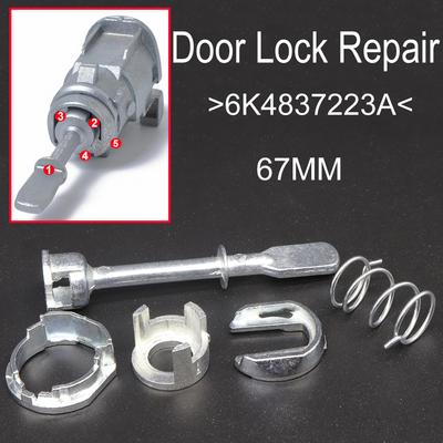 6K4837223A Cilindro de Cerradura de Manija de Puerta Herramienta de Reparación de Paleta Kit de 67MM Para Polo MK3 6N Caddy 9K Furgoneta Derby Cordoba Ibiza 6K Inca 1996 1998 2000 2001