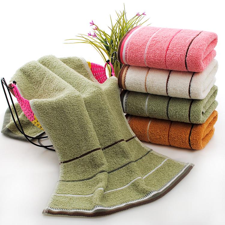 Cotton Gold Thread Face Towel - Wedding Gift & Daily Necessity, Soft & Absorbent