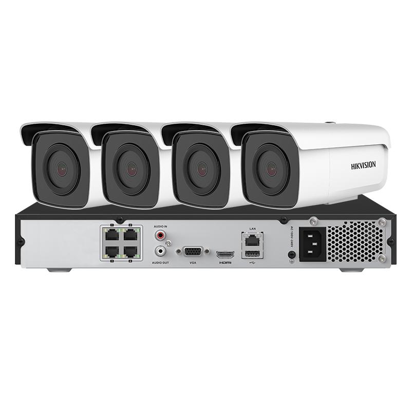 

Hikvision 8MP 4-Channel Outdoor Starlight Night Vision CCTV System CN plug (adapter included)