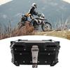 Motorcycle Luggage Box with Removable Base and Liner 28L Large Capacity Shockproof