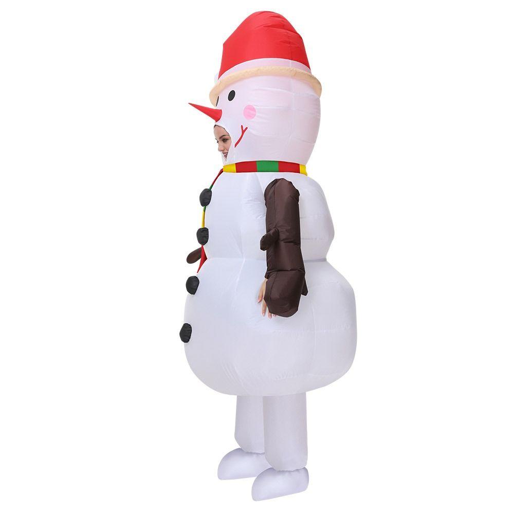 Cosplay Mascot Christmas Inflatable Costume Party Costumes Santa Claus Snowman Tree Dress Up Props Clothes
