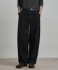 WORK ON BODY OFF Ez Semi-Wide Curved Denim Pants [Pure Black]