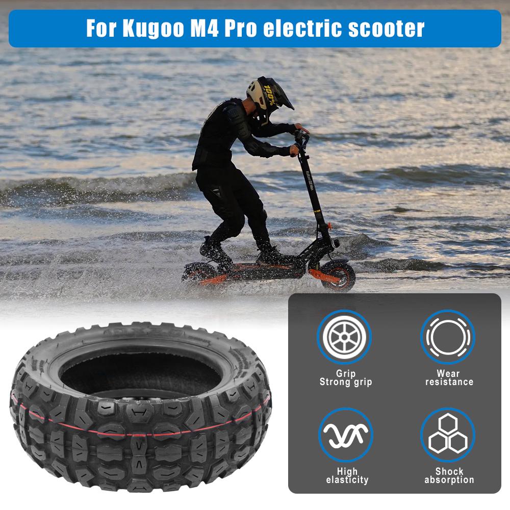 10x3.0 Vacuum Tire for Zero 10X Dualtron KUGOO M4 Pro Kaabo 10 Inch 10*3.0 Thickened Off-Road Tubeless Tyres Scooter Accessories