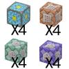 Animal Wheat Block Scene Building Mine World Magnetic Base Plate Magnetic Building Block Toys Children's Toys Gift DIY 2CM X045