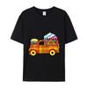 Truck Loaded With School SuppliesPrint T-Shirt Summer Casual Streetwear Men Women Unisex Fashion Tshirt Top