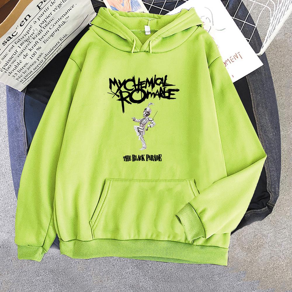 My Chemical Romance Punk Band Hoodies Men Women Black Parade Hoodie Long Sleeve Male Sweatshirt Regular Fit CAsual Clothes Male