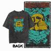 G36 Men's Cotton Crew Neck T-Shirt with Skull Print on the Back