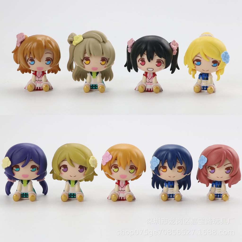Non-Toxic Anime Love Live Action Figure 10Cm Sonoda Umi Eli Ayase Maki Nishikino Model Q Honoka Kousaka Nozomi Tojo Nico Yazawa Pvc Toys