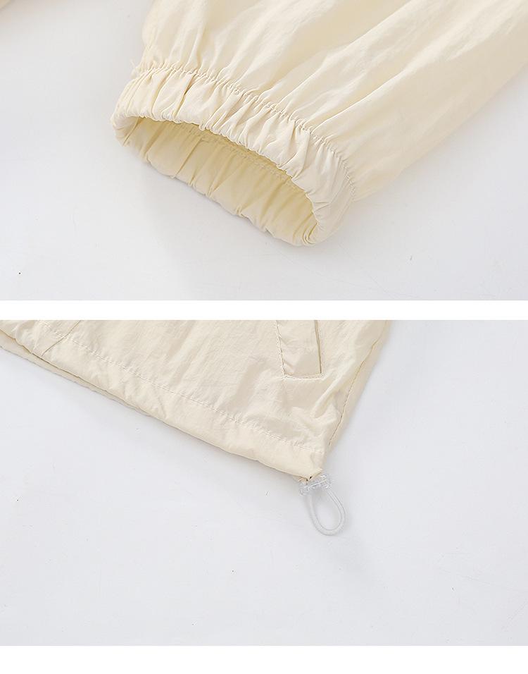 Girls' Summer 2026 Korean Style Sun Protection Jacket, Lightweight & Thin for Medium and Large Children